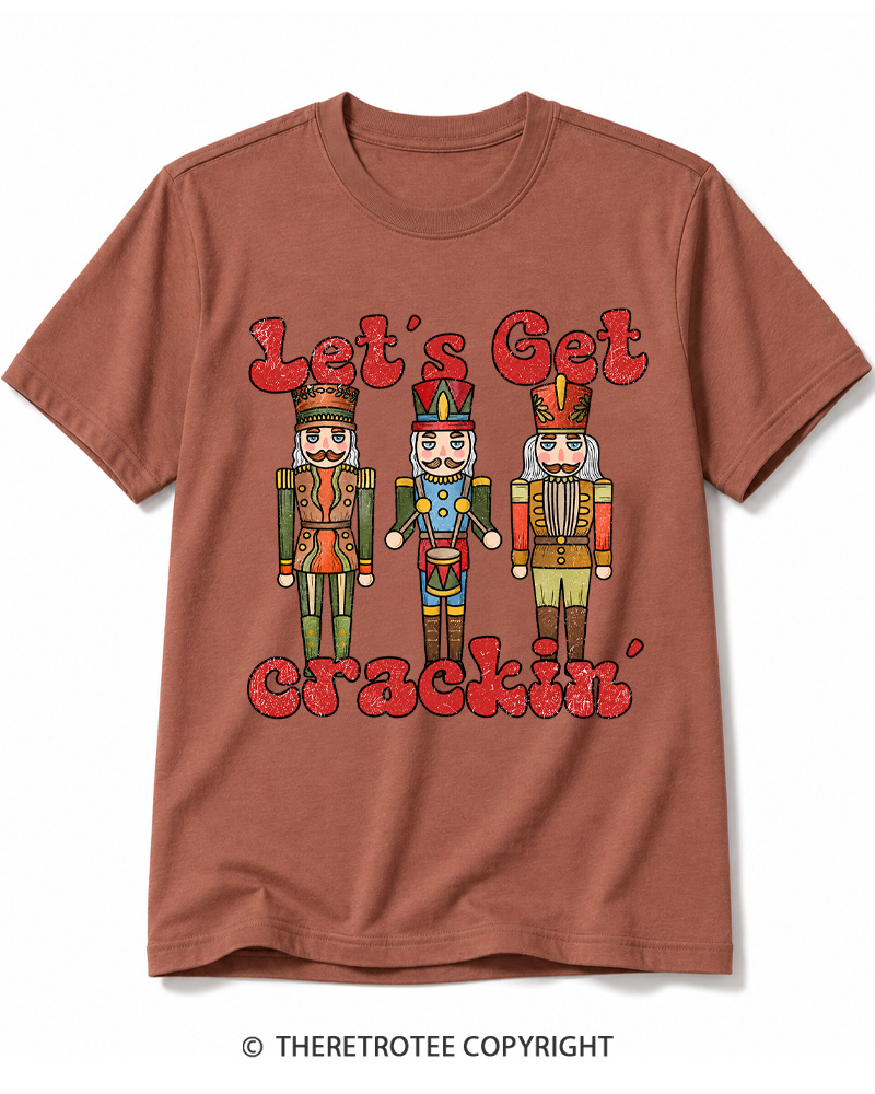 TheRetroTee Let’s Get Crackin 1970s Cotton T-Shirt