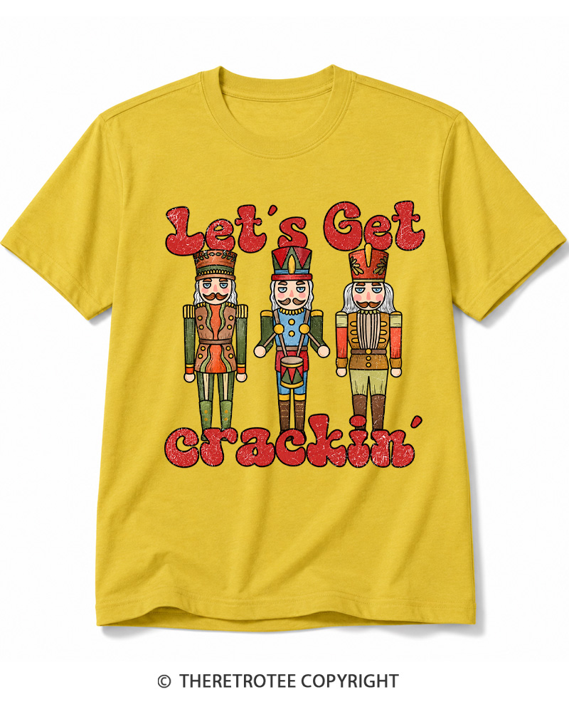 TheRetroTee Let’s Get Crackin 1970s Cotton T-Shirt