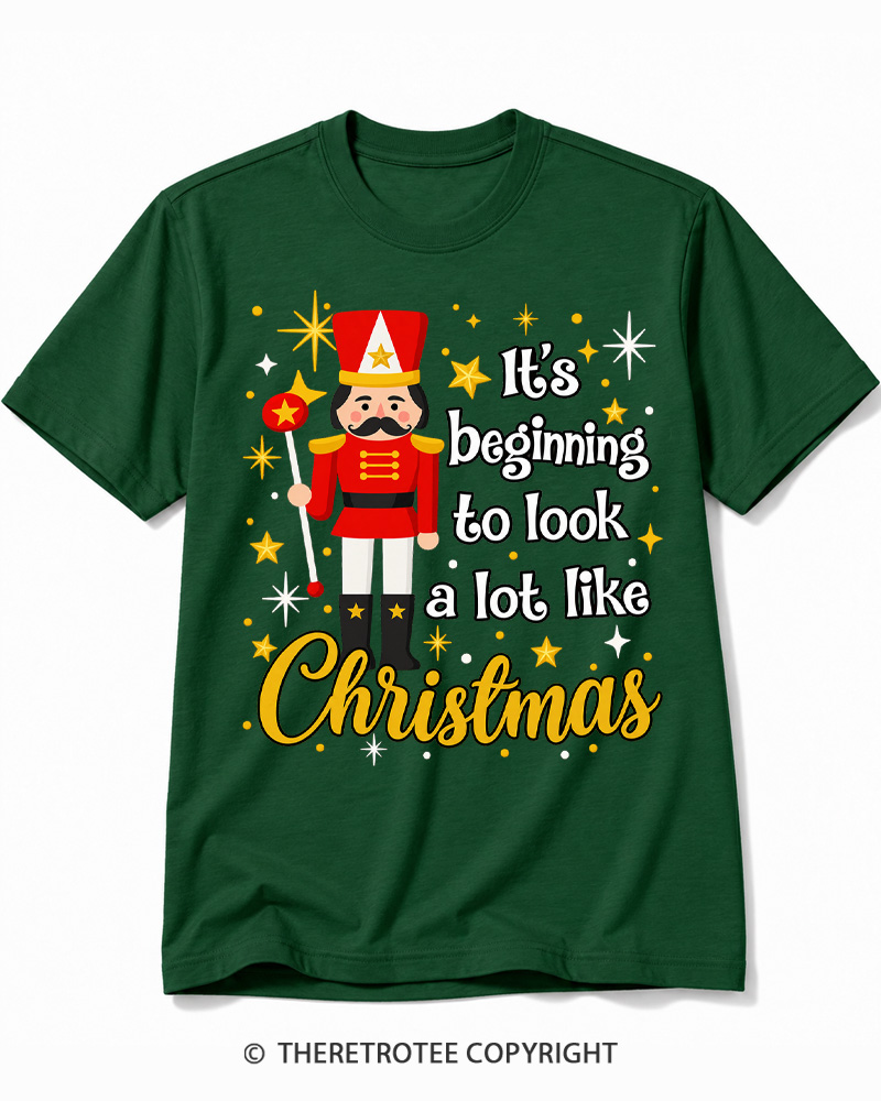TheRetroTee Look A Lot Like Christmas 1950s Cotton T-Shirt
