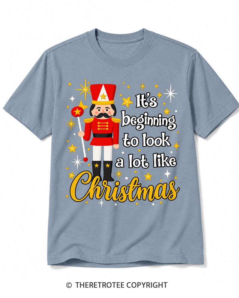 TheRetroTee Look A Lot Like Christmas 1950s Cotton T-Shirt