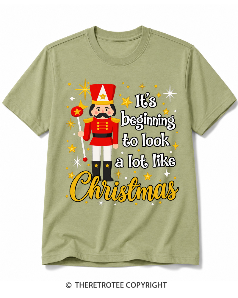 TheRetroTee Look A Lot Like Christmas 1950s Cotton T-Shirt