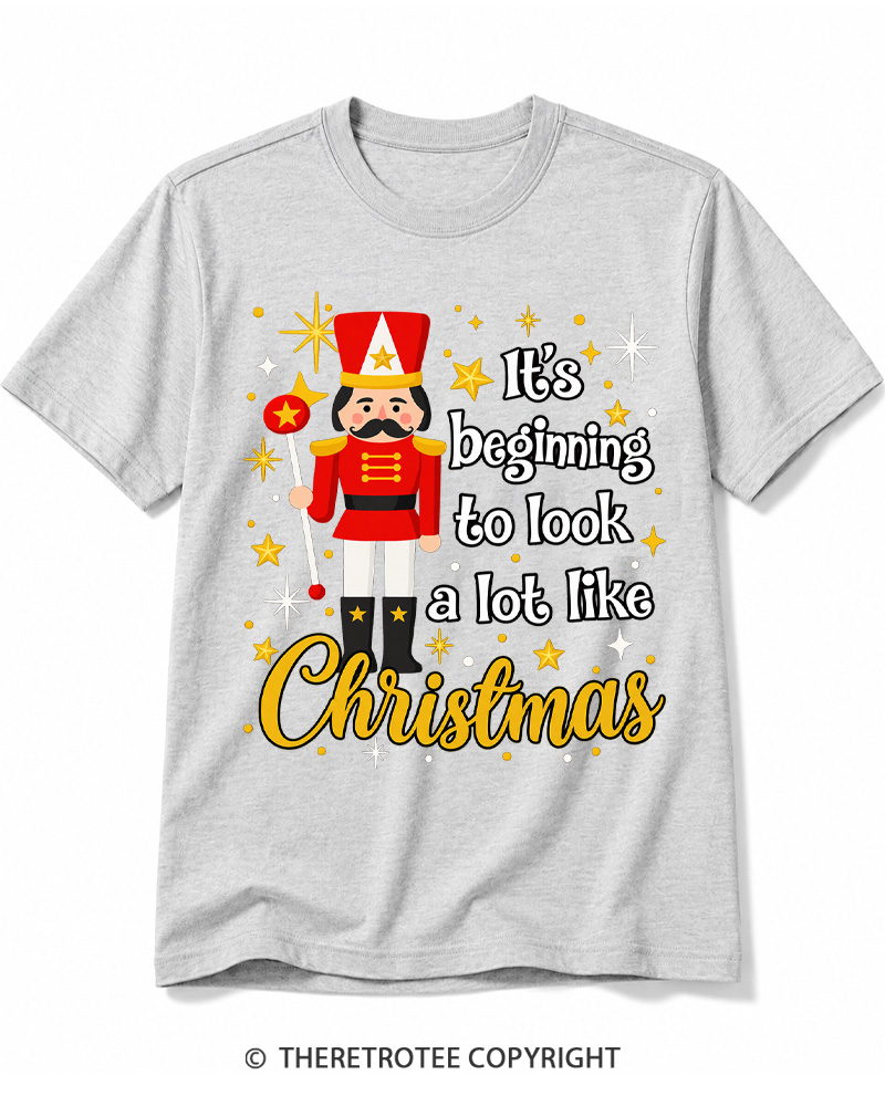 TheRetroTee Look A Lot Like Christmas 1950s Cotton T-Shirt