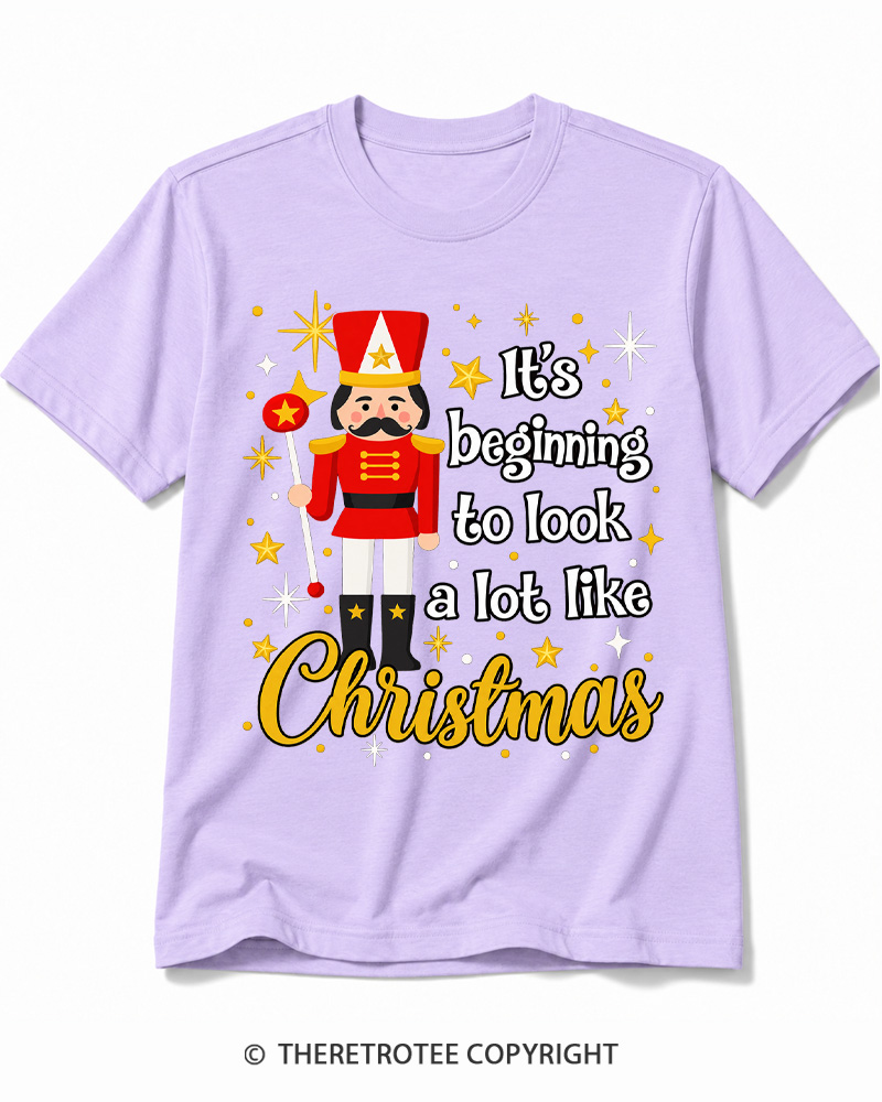 TheRetroTee Look A Lot Like Christmas 1950s Cotton T-Shirt