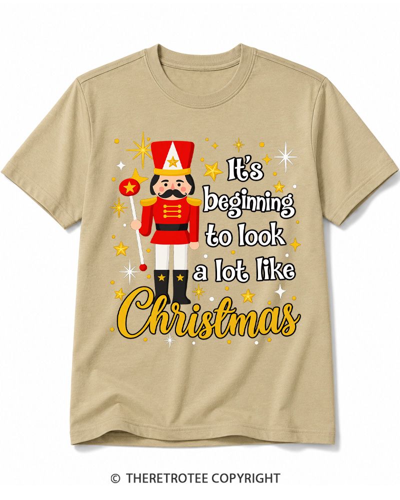 TheRetroTee Look A Lot Like Christmas 1950s Cotton T-Shirt