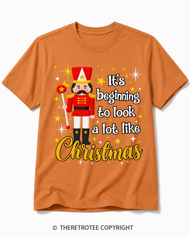 TheRetroTee Look A Lot Like Christmas 1950s Cotton T-Shirt