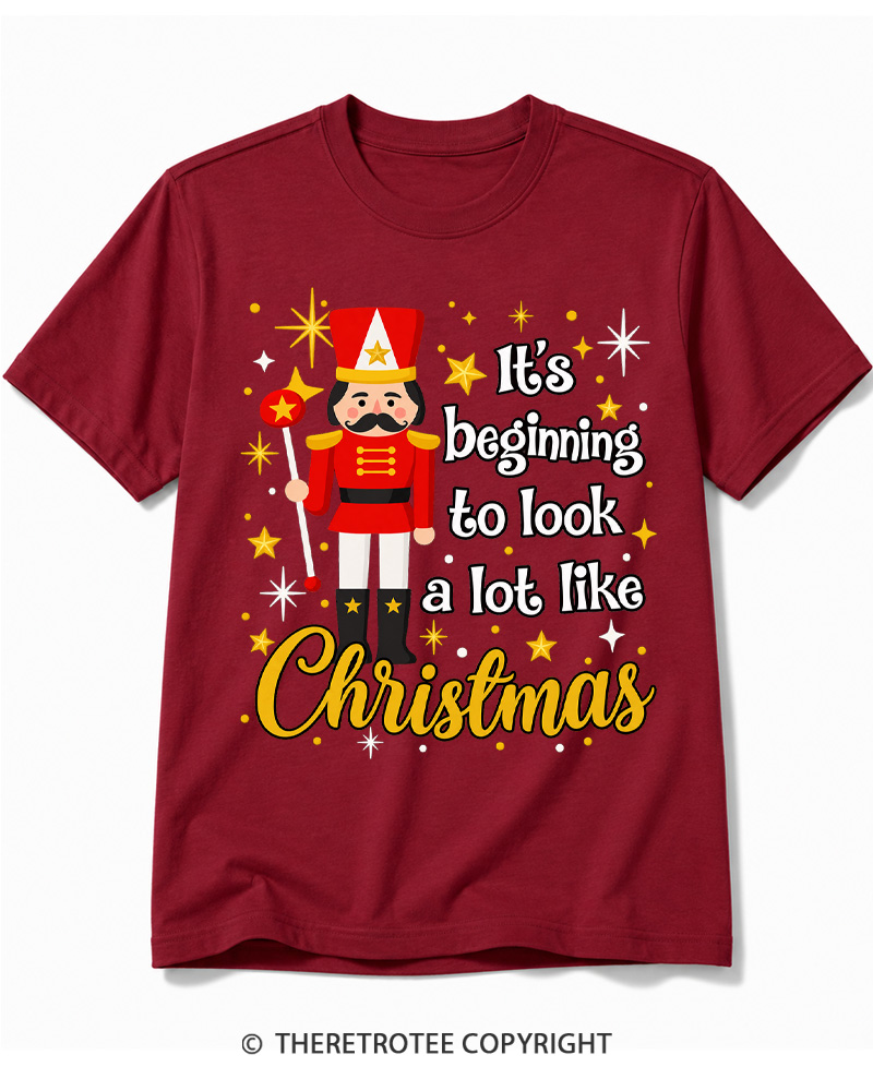 TheRetroTee Look A Lot Like Christmas 1950s Cotton T-Shirt