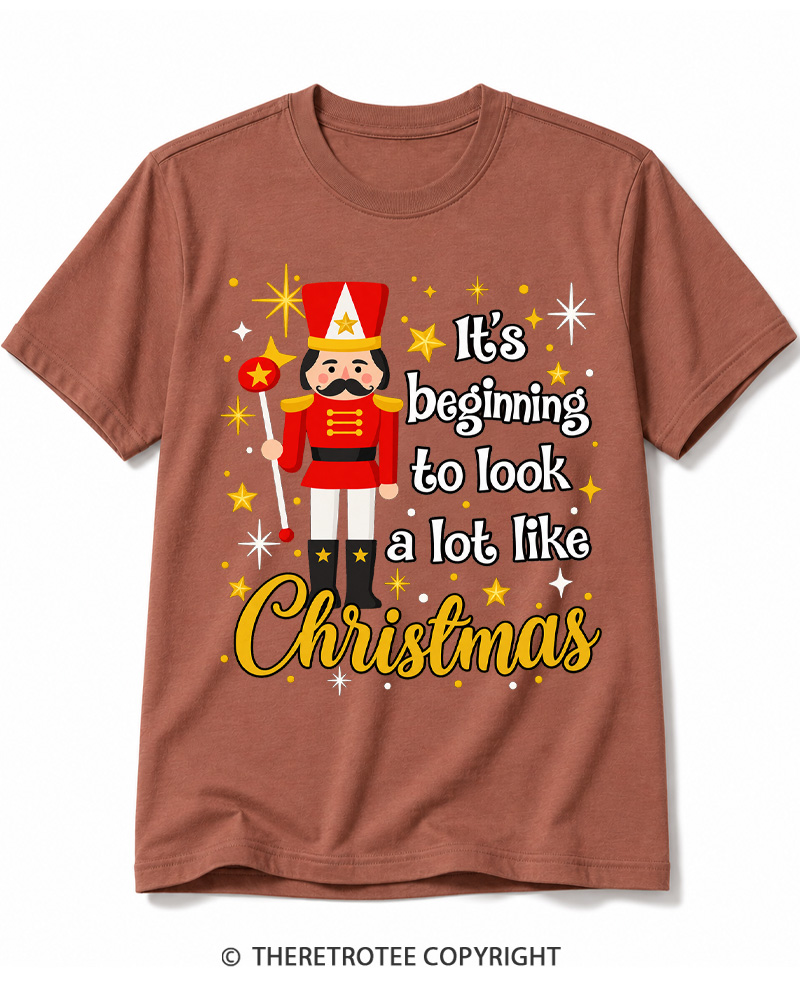 TheRetroTee Look A Lot Like Christmas 1950s Cotton T-Shirt