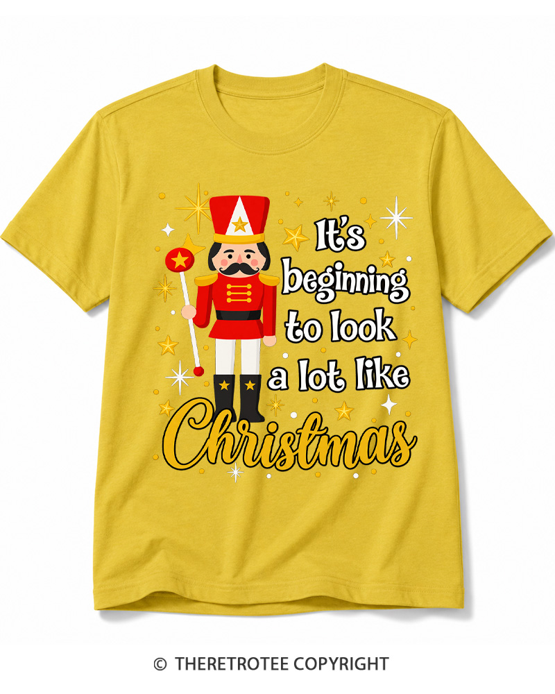 TheRetroTee Look A Lot Like Christmas 1950s Cotton T-Shirt