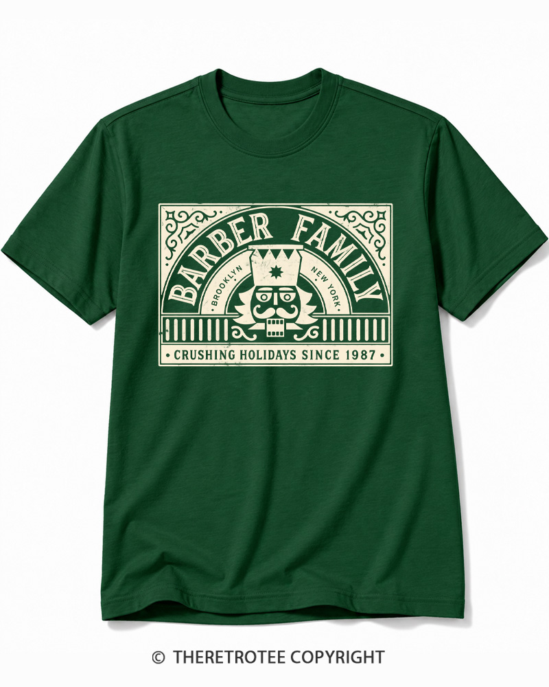 TheRetroTee Nutcracker Christmas 1980s Cotton T-Shirt