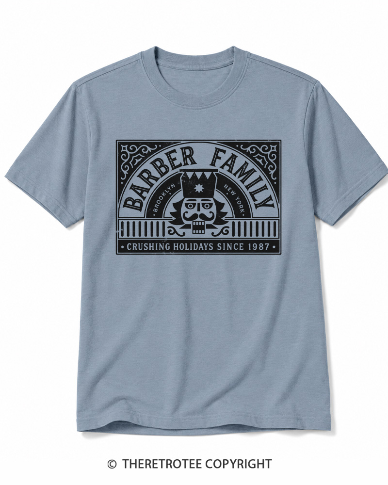 TheRetroTee Nutcracker Christmas 1980s Cotton T-Shirt