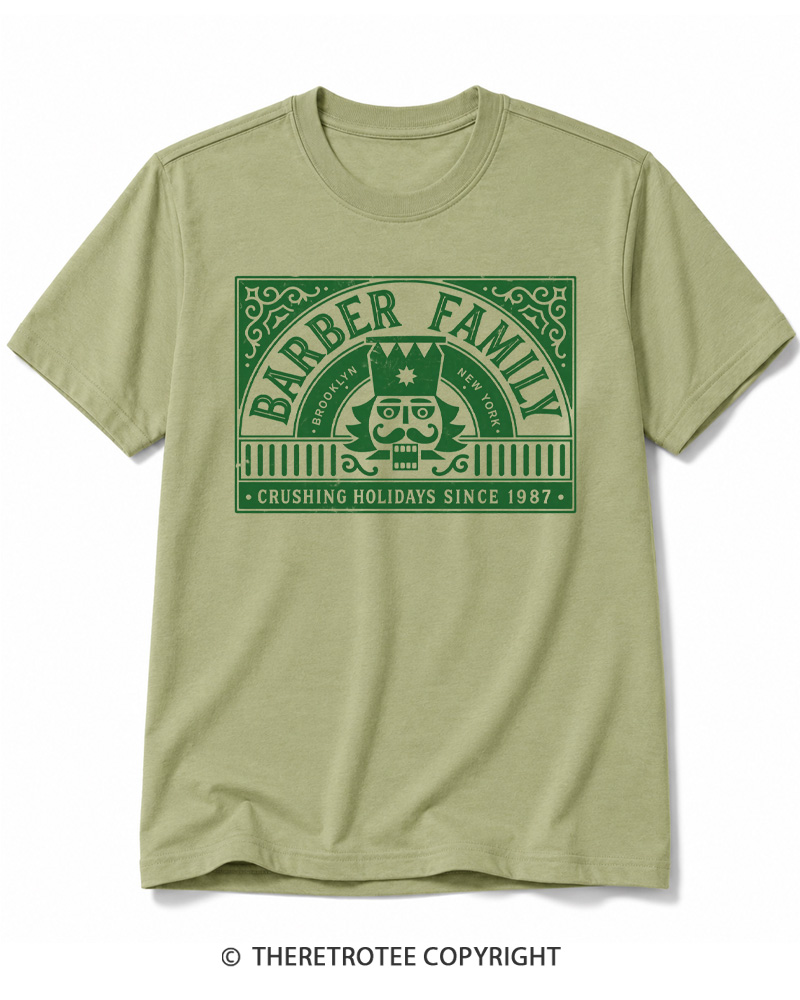 TheRetroTee Nutcracker Christmas 1980s Cotton T-Shirt