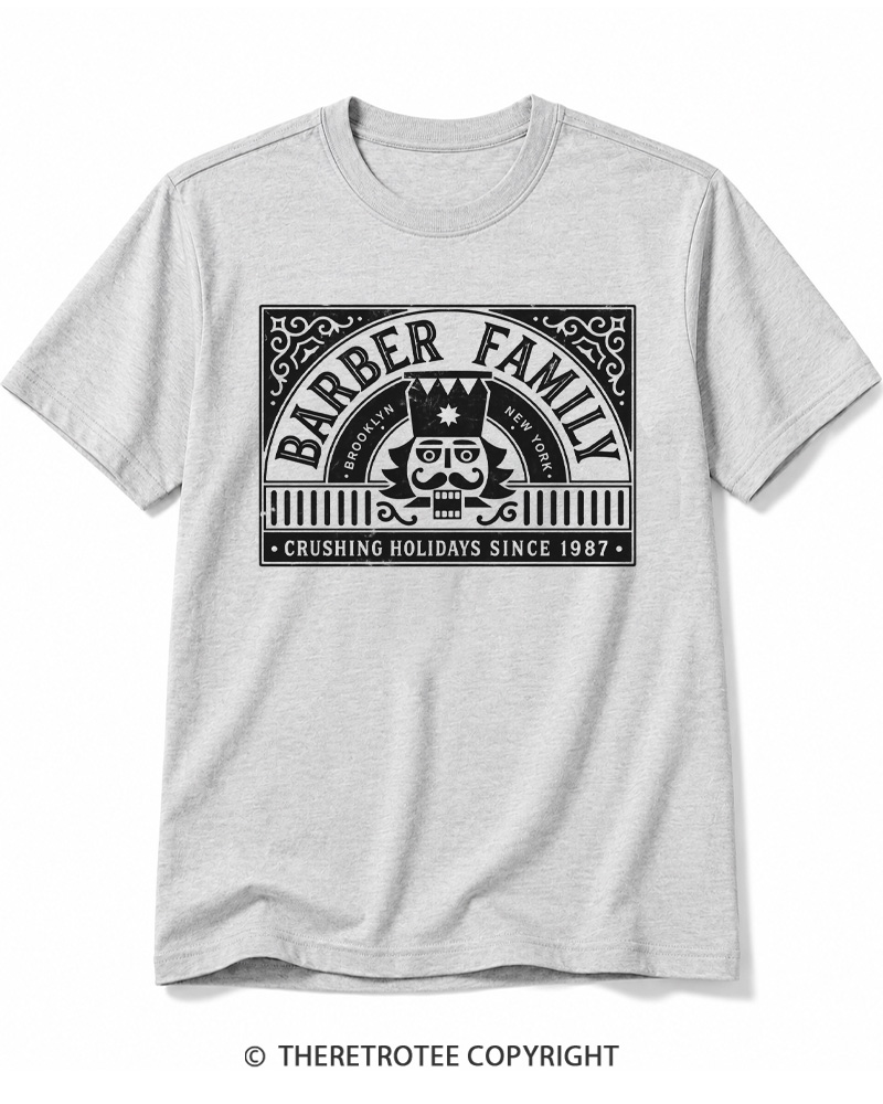 TheRetroTee Nutcracker Christmas 1980s Cotton T-Shirt