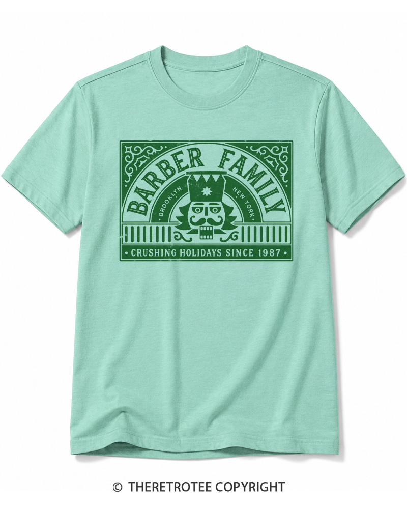 TheRetroTee Nutcracker Christmas 1980s Cotton T-Shirt