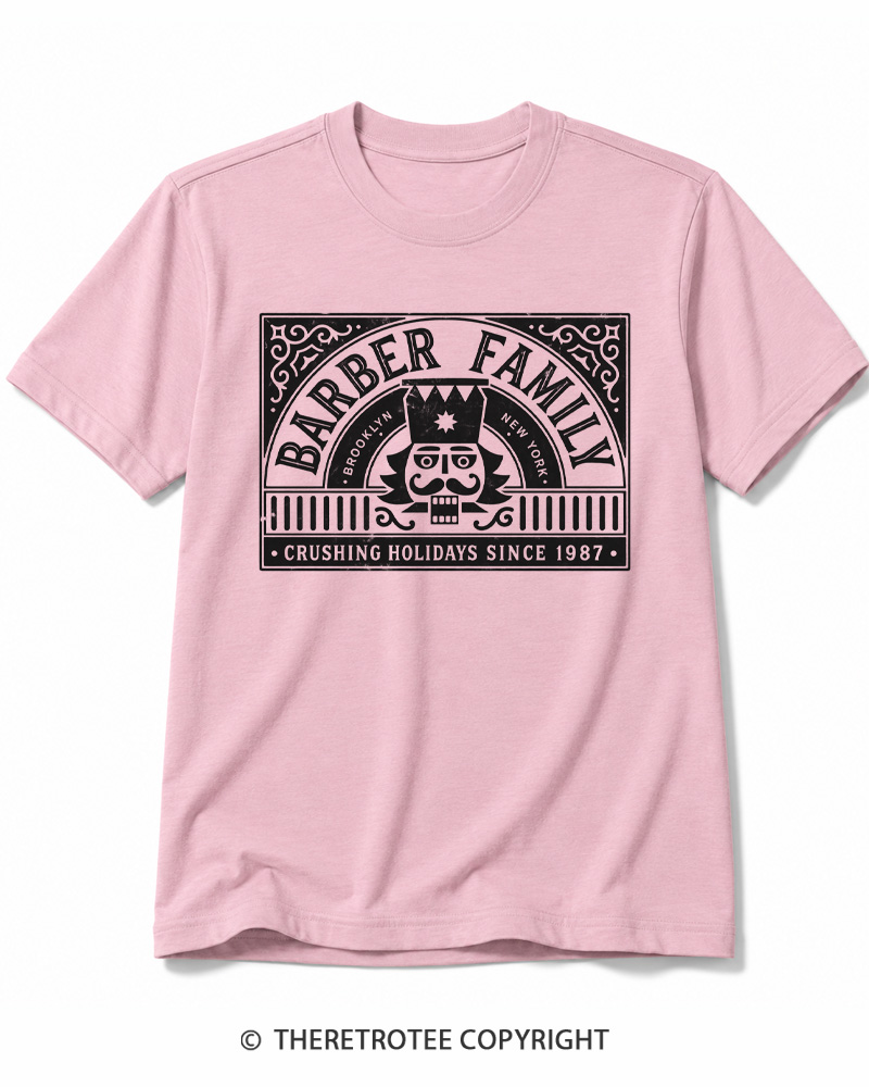 TheRetroTee Nutcracker Christmas 1980s Cotton T-Shirt