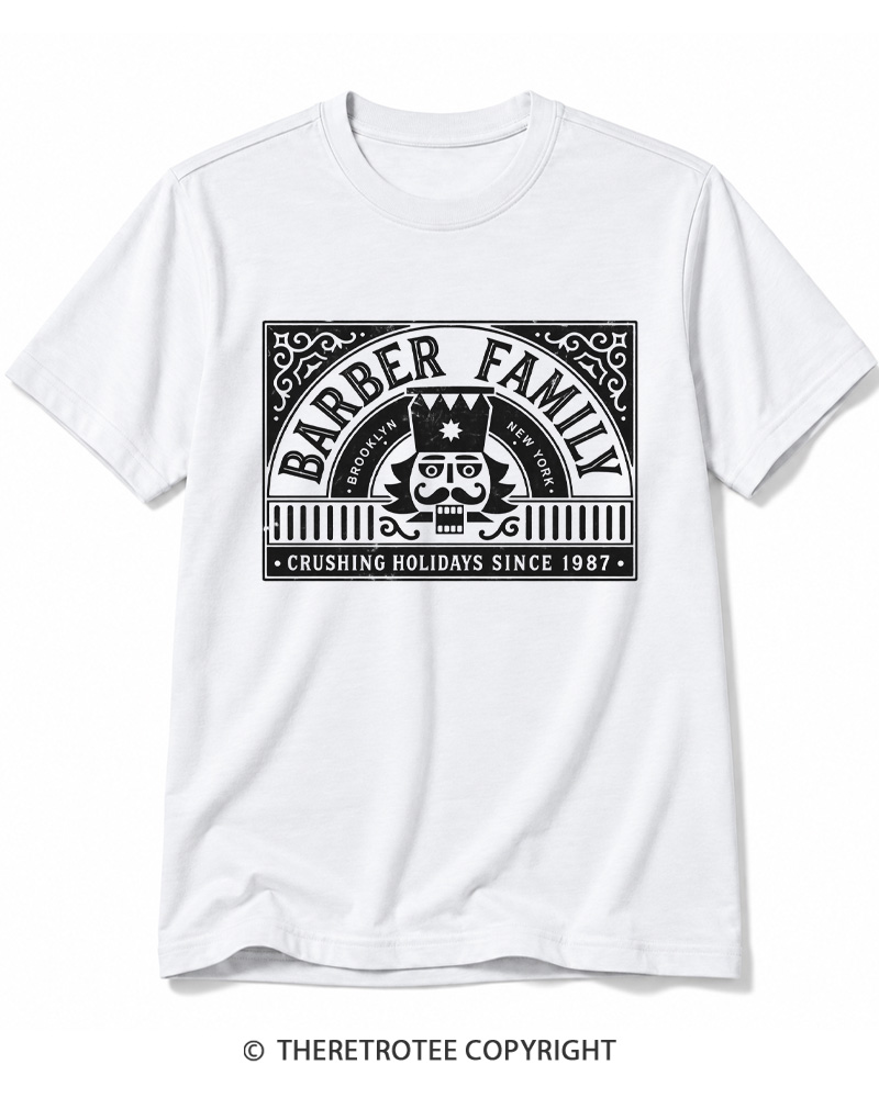 TheRetroTee Nutcracker Christmas 1980s Cotton T-Shirt