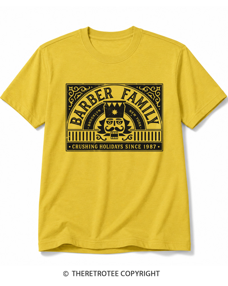 TheRetroTee Nutcracker Christmas 1980s Cotton T-Shirt
