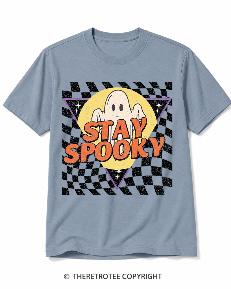 TheRetroTee Stay Spooky 1990s Cotton T-Shirt