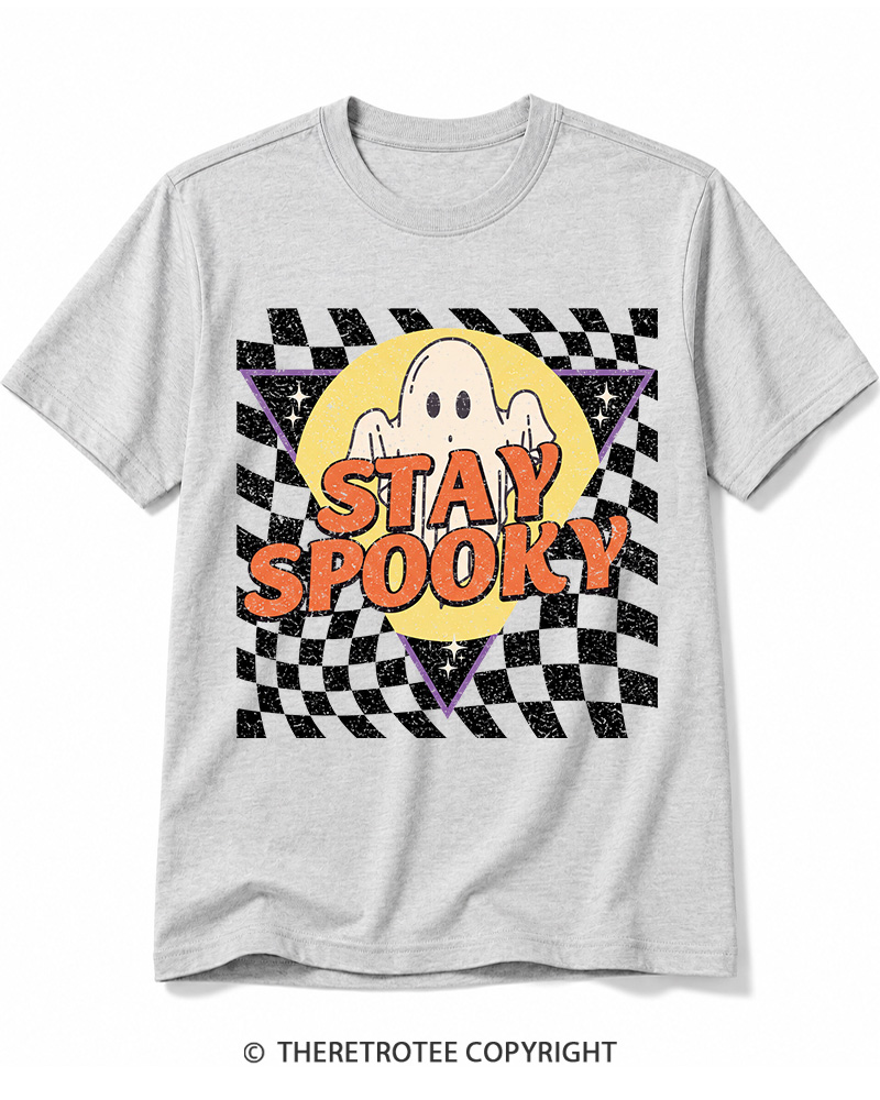 TheRetroTee Stay Spooky 1990s Cotton T-Shirt