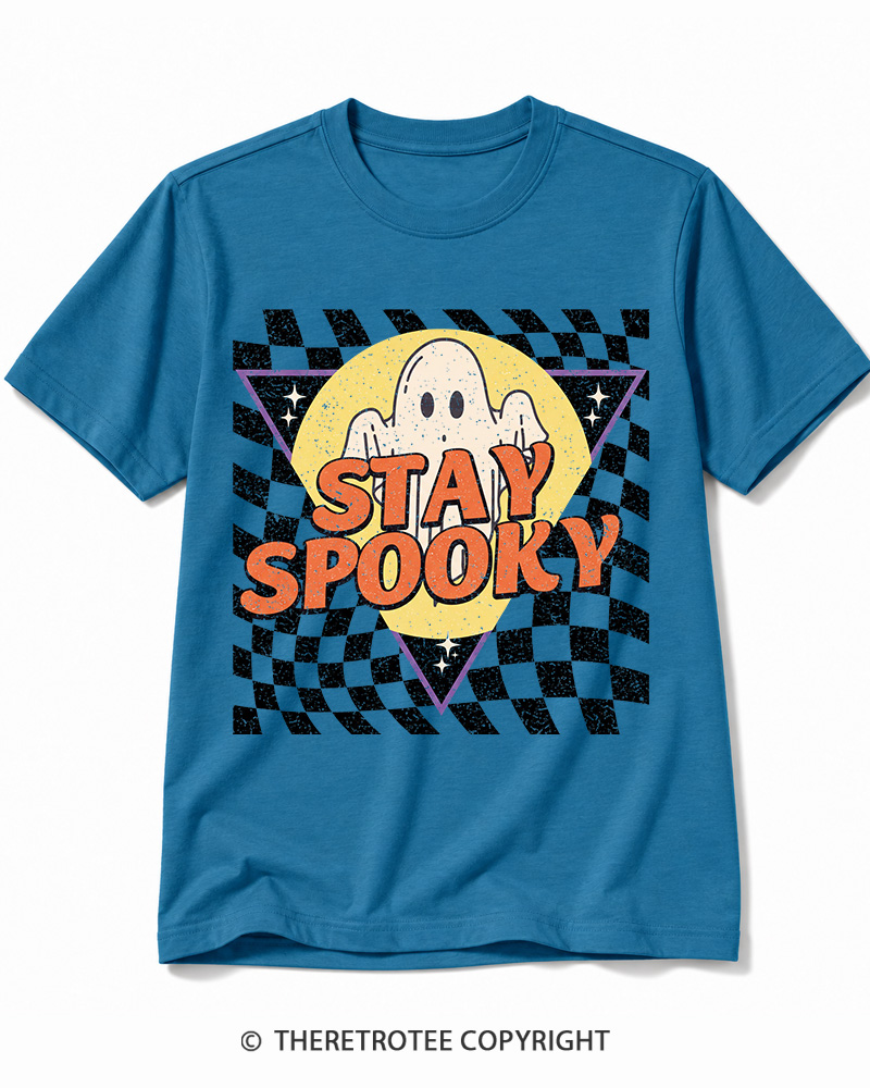 TheRetroTee Stay Spooky 1990s Cotton T-Shirt