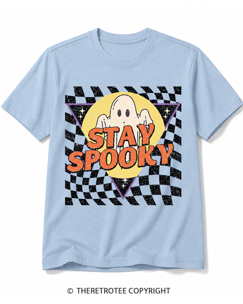 TheRetroTee Stay Spooky 1990s Cotton T-Shirt