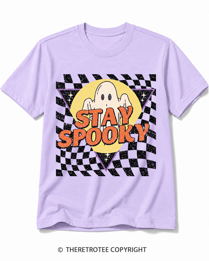 TheRetroTee Stay Spooky 1990s Cotton T-Shirt