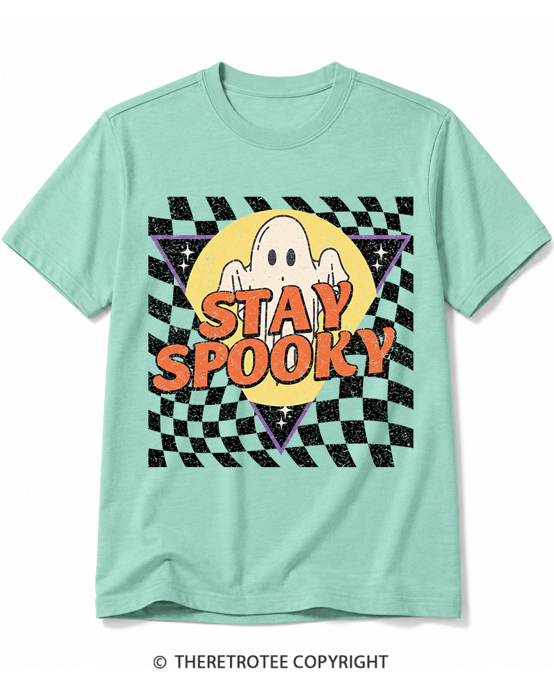 TheRetroTee Stay Spooky 1990s Cotton T-Shirt
