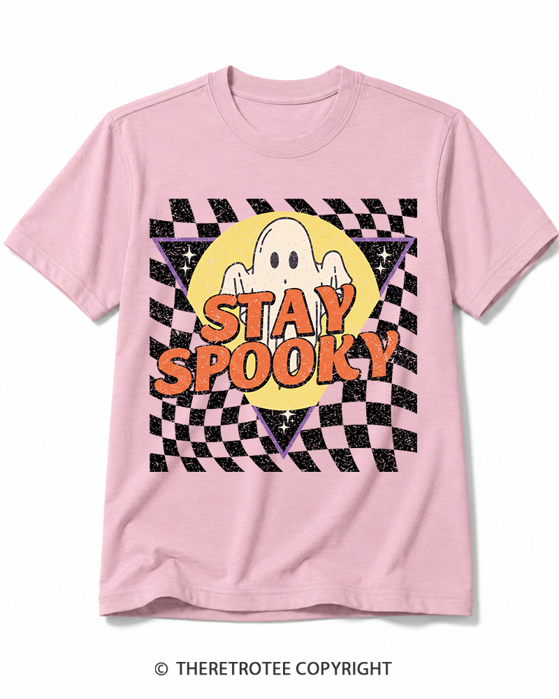 TheRetroTee Stay Spooky 1990s Cotton T-Shirt