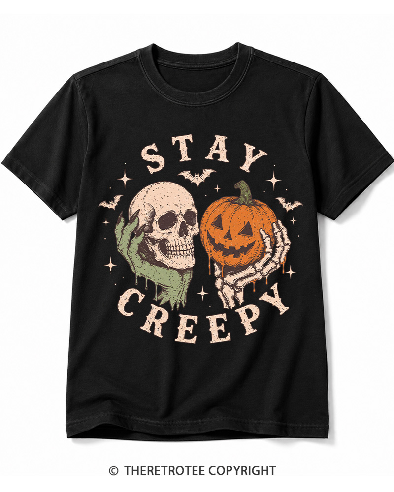 TheRetroTee Staying Alive 1990s Halloween Cotton T-Shirt