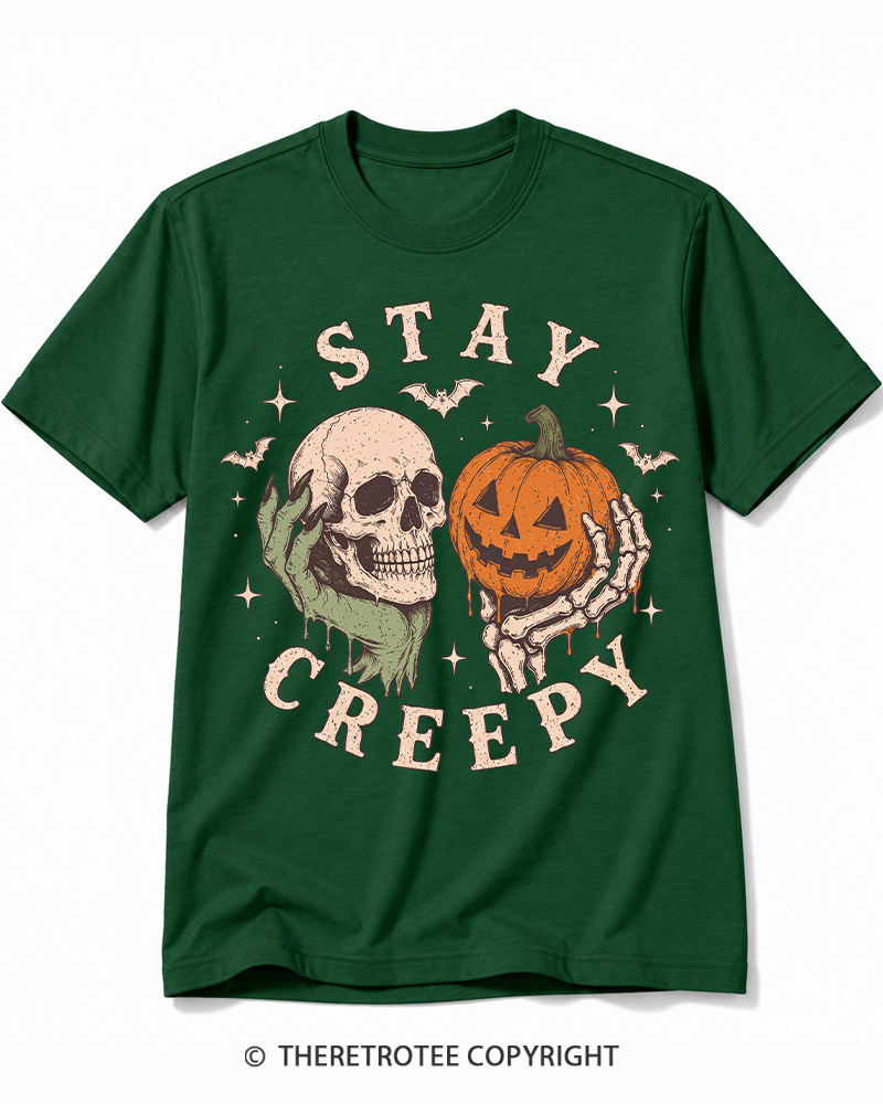 TheRetroTee Staying Alive 1990s Halloween Cotton T-Shirt