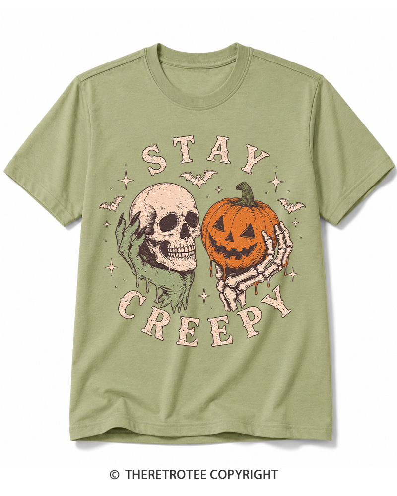 TheRetroTee Staying Alive 1990s Halloween Cotton T-Shirt