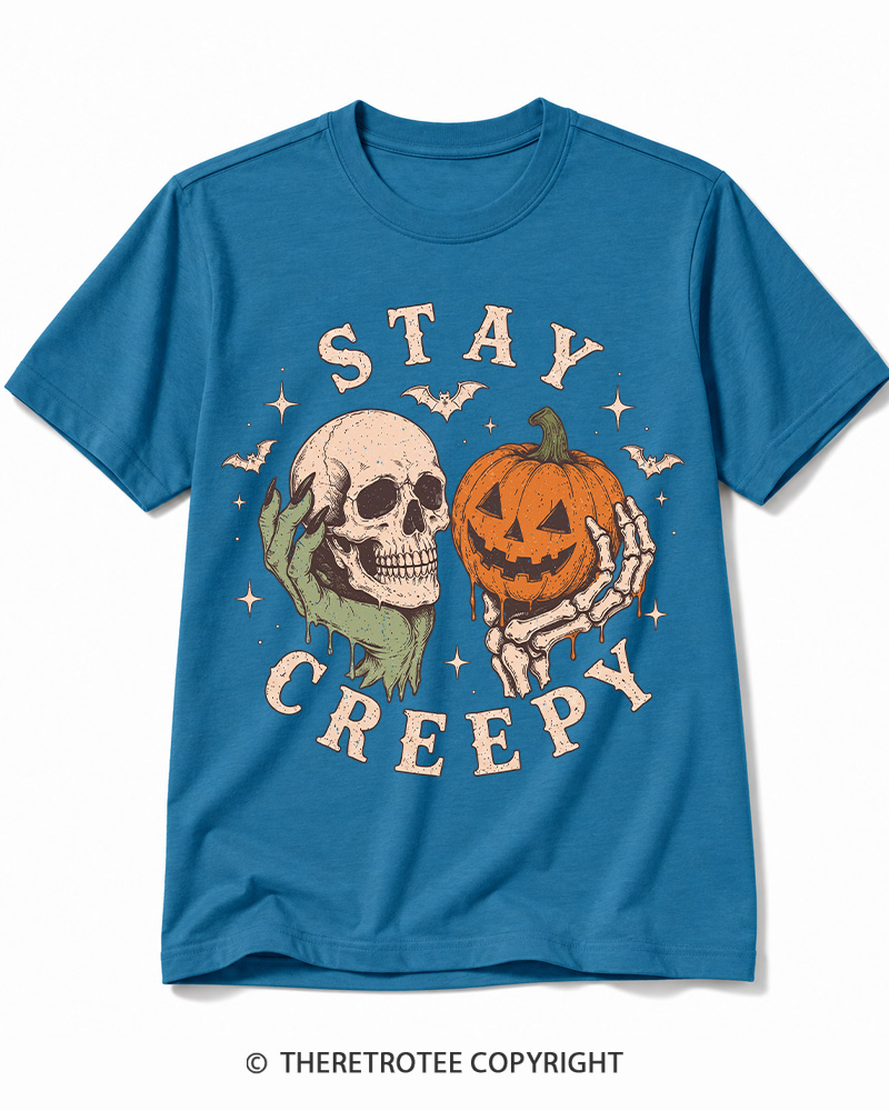 TheRetroTee Staying Alive 1990s Halloween Cotton T-Shirt