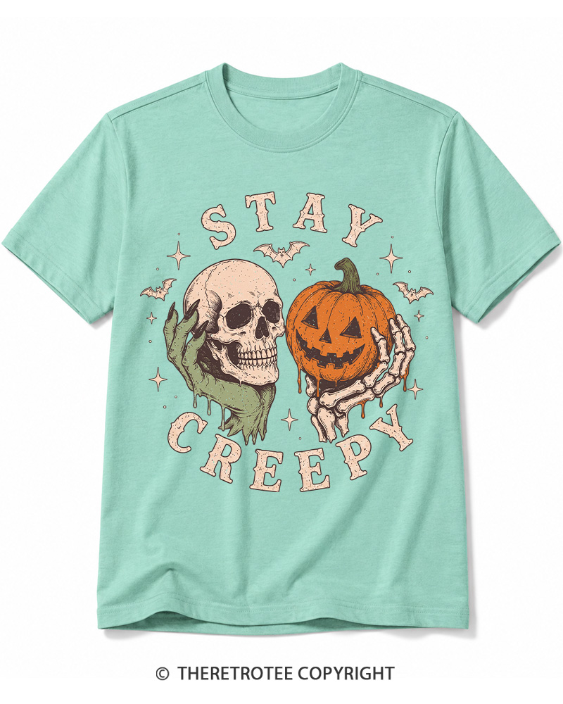 TheRetroTee Staying Alive 1990s Halloween Cotton T-Shirt