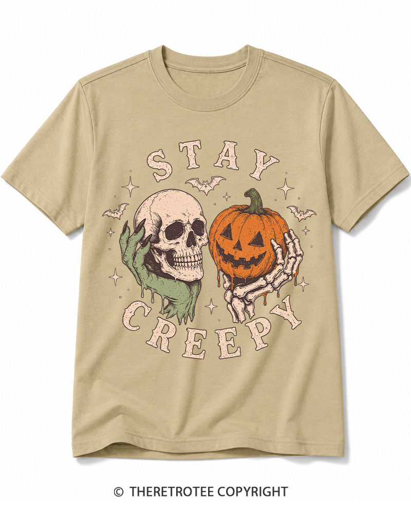 TheRetroTee Staying Alive 1990s Halloween Cotton T-Shirt