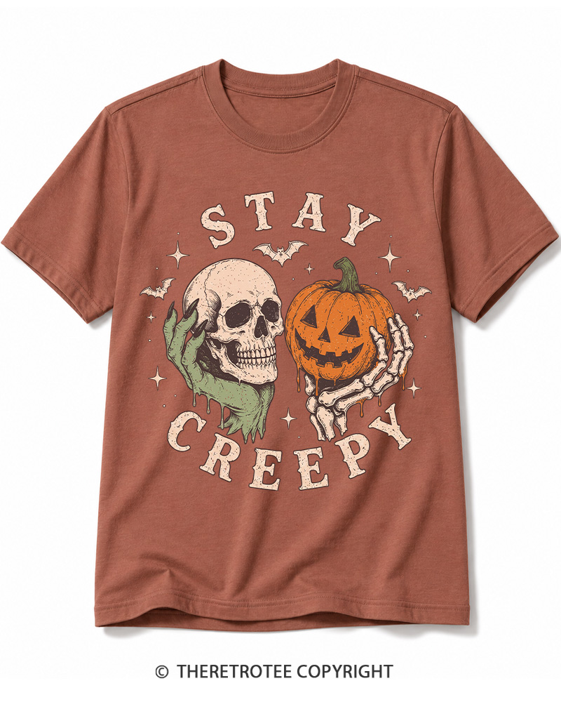 TheRetroTee Staying Alive 1990s Halloween Cotton T-Shirt