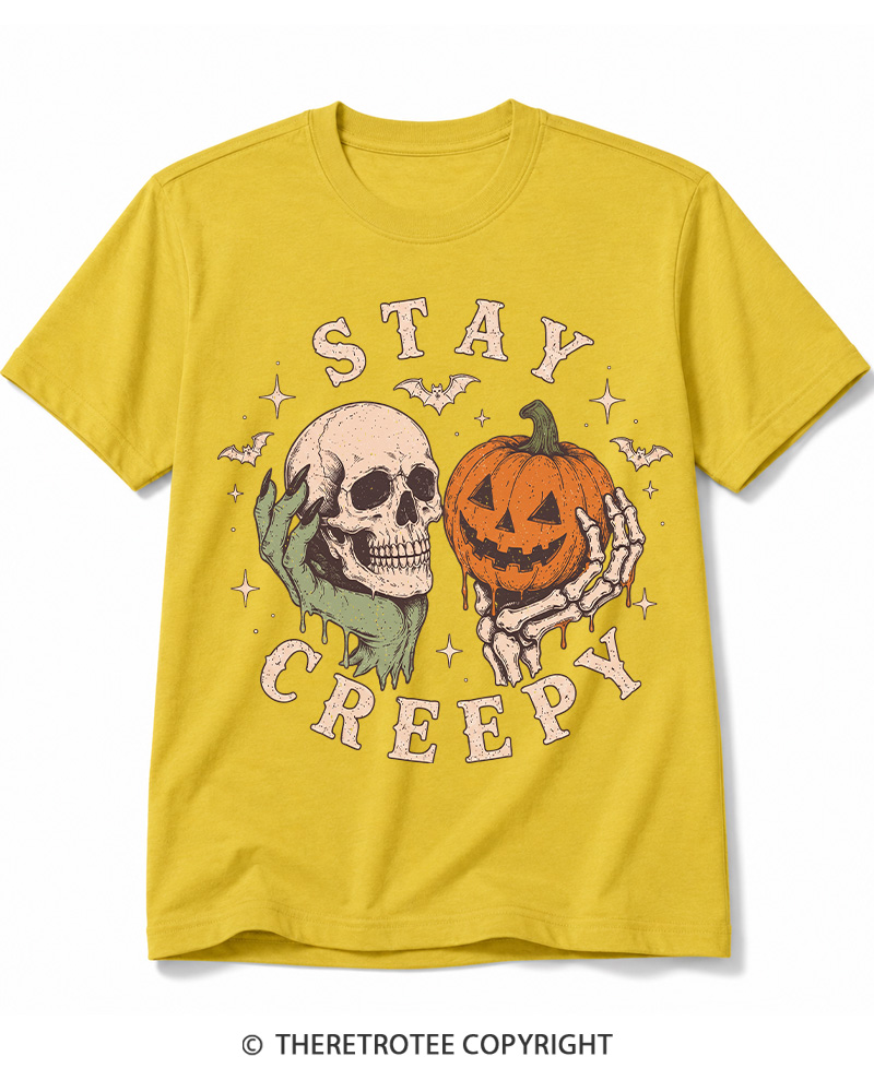 TheRetroTee Staying Alive 1990s Halloween Cotton T-Shirt