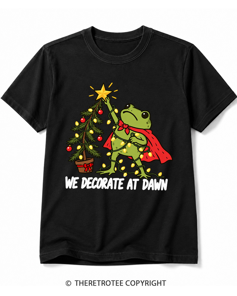 TheRetroTee We Decorate At Dawn Vintage Cotton T-Shirt