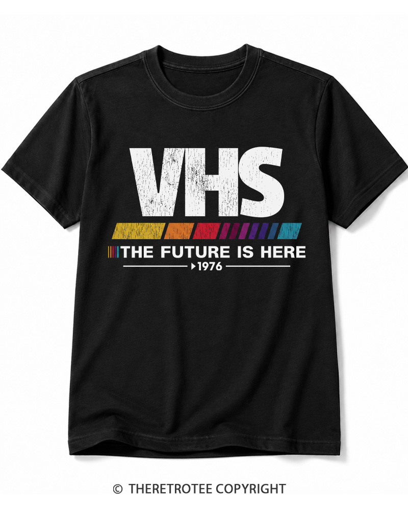 TheRetroTee The Future Is Here 1970s Cotton T-Shirt