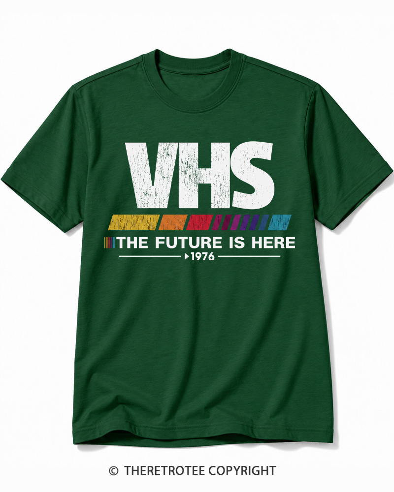 TheRetroTee The Future Is Here 1970s Cotton T-Shirt