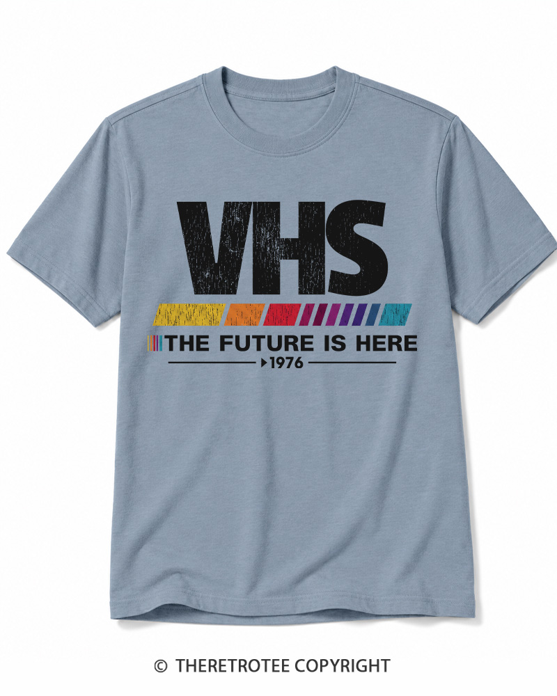 TheRetroTee The Future Is Here 1970s Cotton T-Shirt