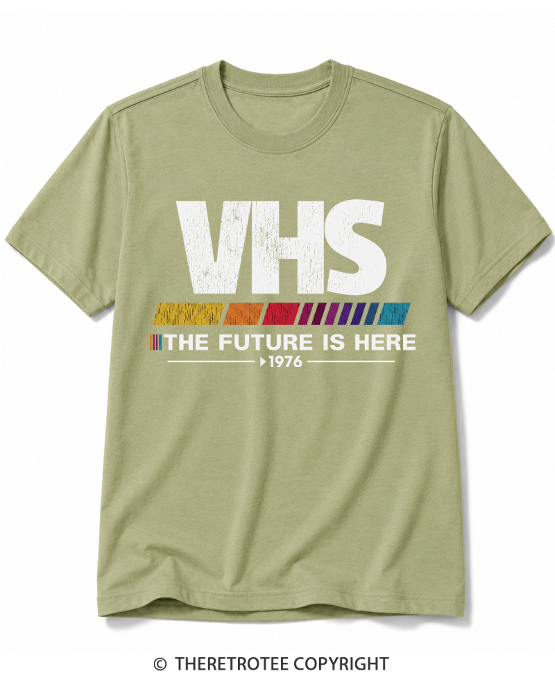 TheRetroTee The Future Is Here 1970s Cotton T-Shirt