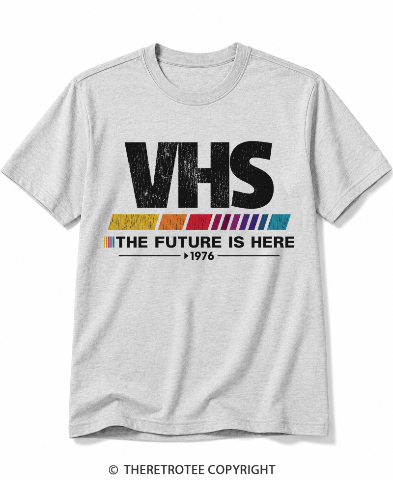 TheRetroTee The Future Is Here 1970s Cotton T-Shirt