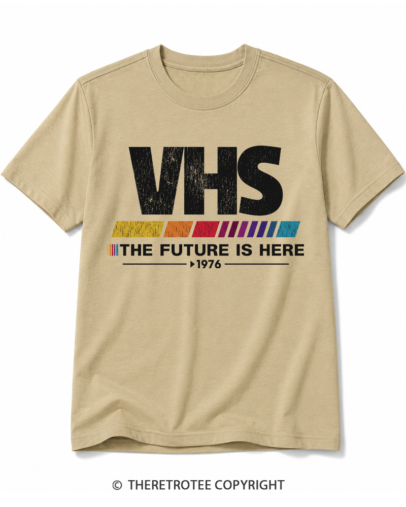 TheRetroTee The Future Is Here 1970s Cotton T-Shirt