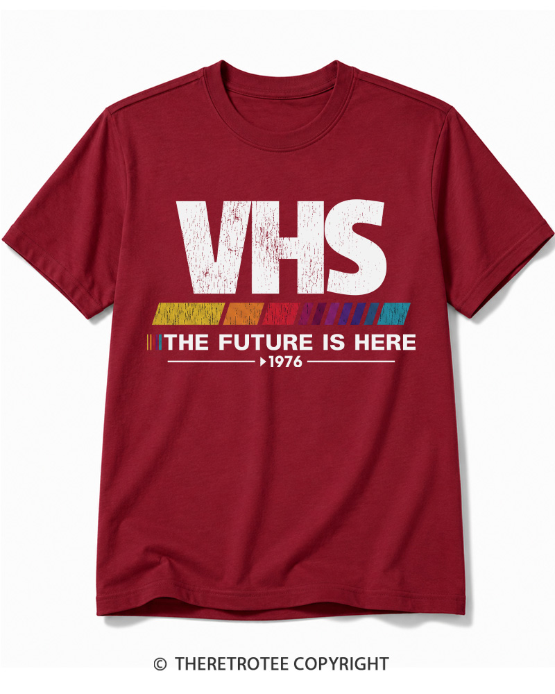 TheRetroTee The Future Is Here 1970s Cotton T-Shirt