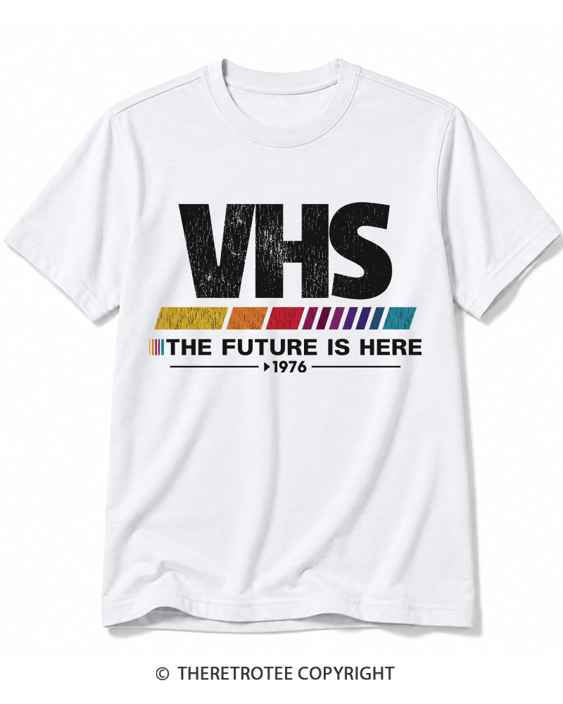 TheRetroTee The Future Is Here 1970s Cotton T-Shirt