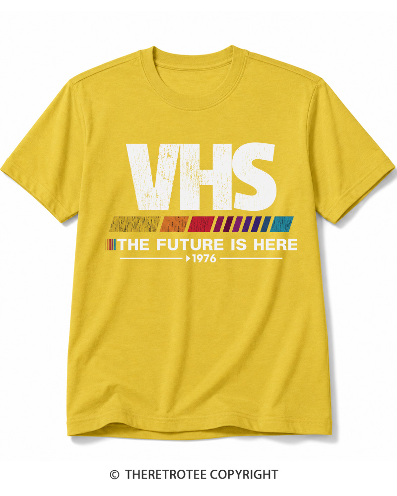 TheRetroTee The Future Is Here 1970s Cotton T-Shirt