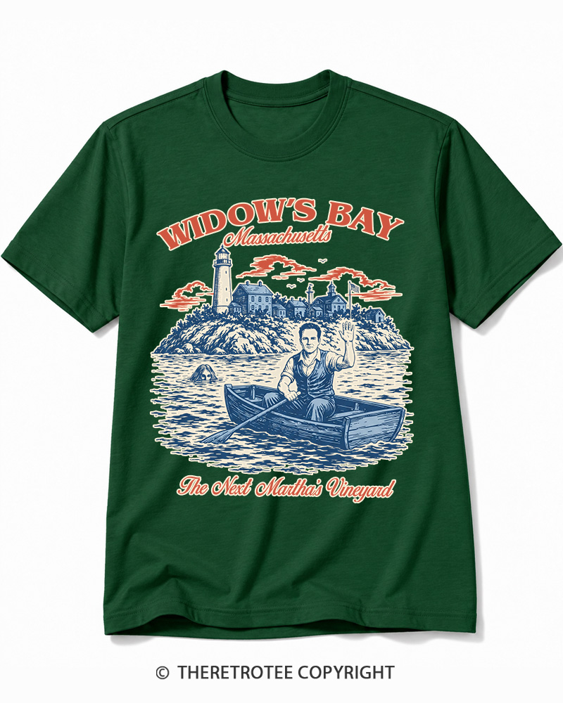 TheRetroTee The Next Martha’s Vineyard 1980s Halloween Cotton T-Shirt