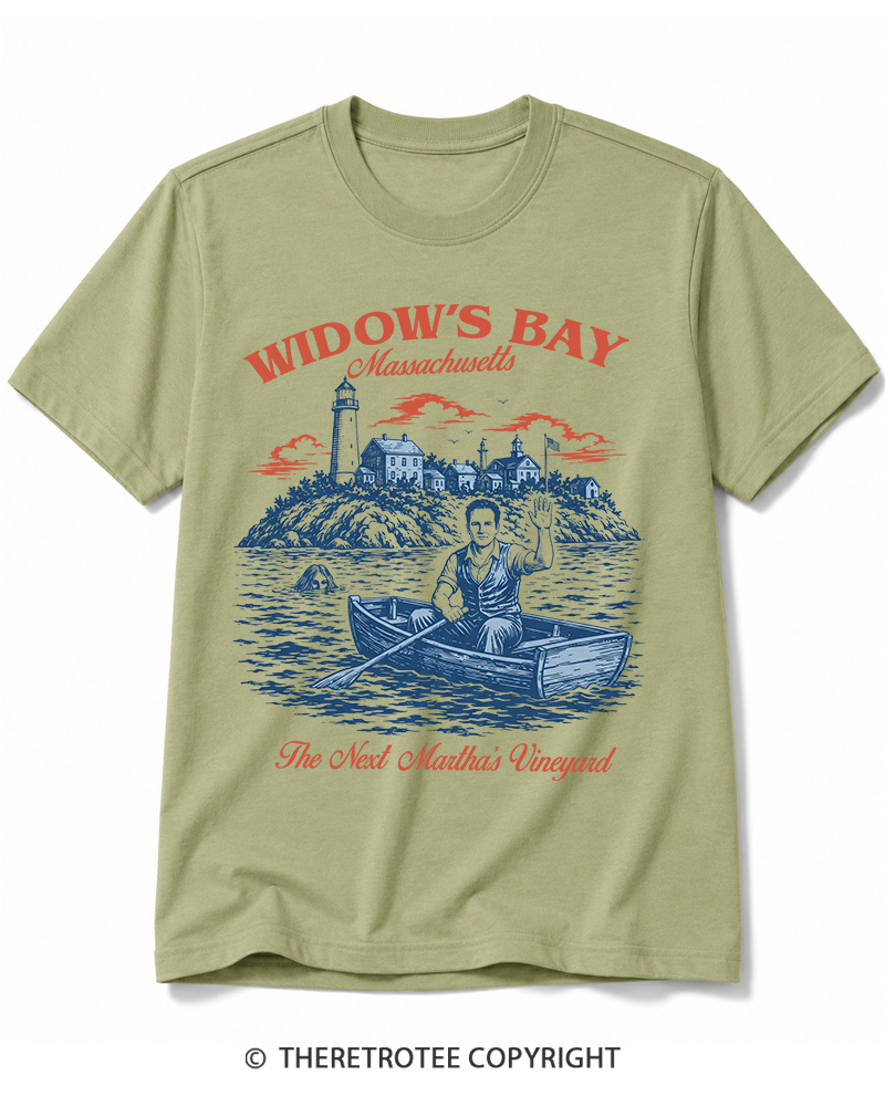 TheRetroTee The Next Martha’s Vineyard 1980s Halloween Cotton T-Shirt