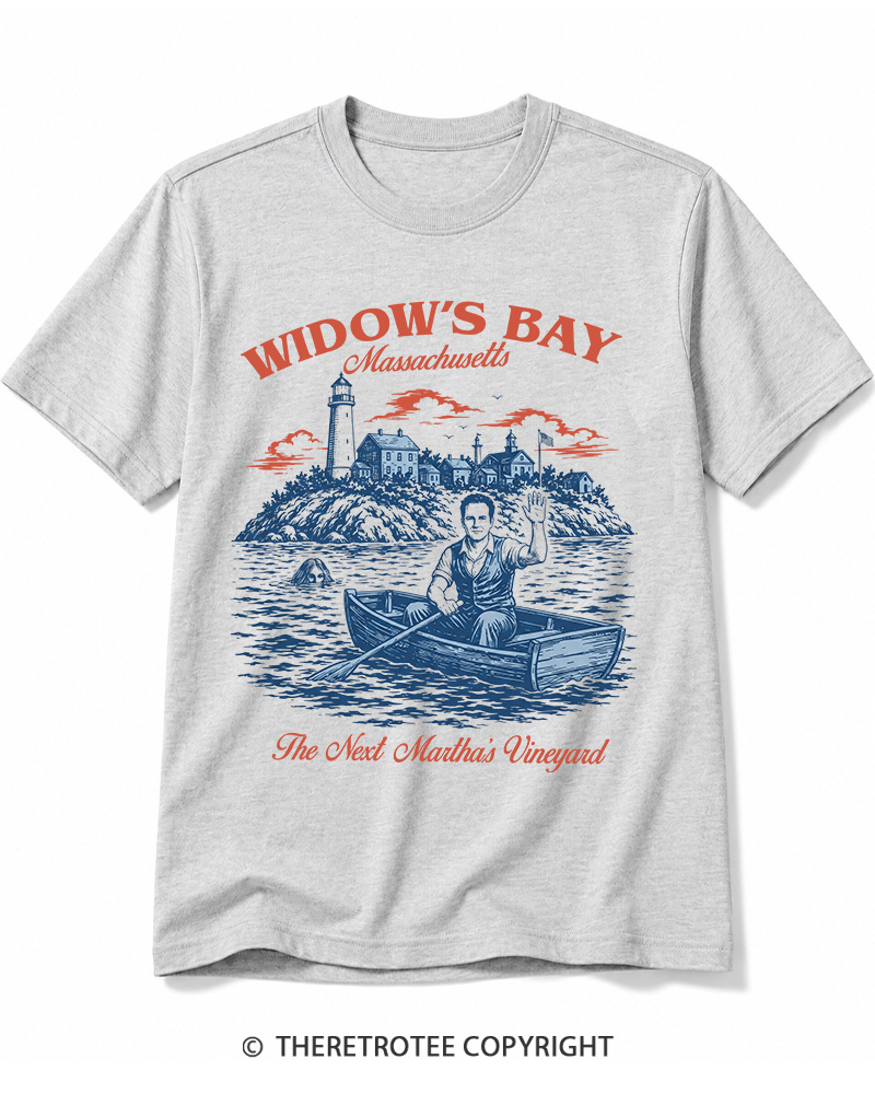 TheRetroTee The Next Martha’s Vineyard 1980s Halloween Cotton T-Shirt