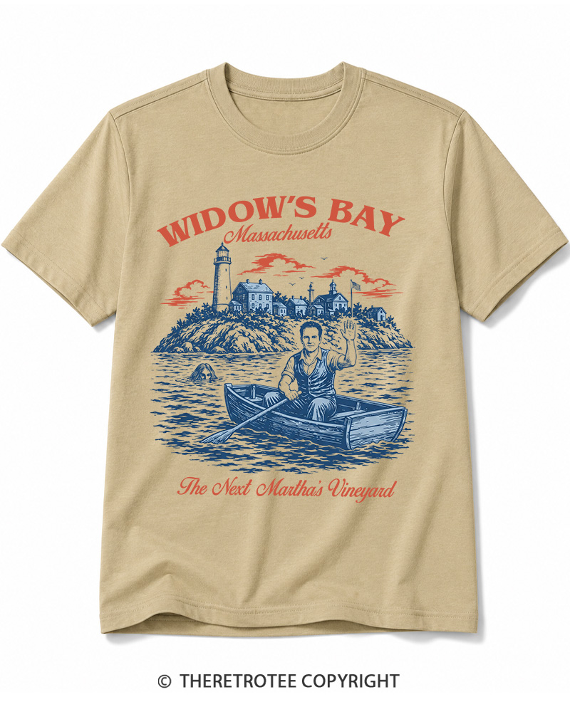 TheRetroTee The Next Martha’s Vineyard 1980s Halloween Cotton T-Shirt