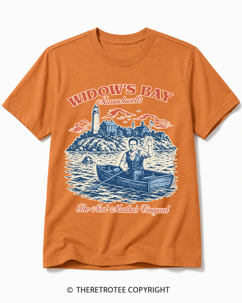 TheRetroTee The Next Martha’s Vineyard 1980s Halloween Cotton T-Shirt